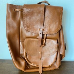 Leather Madewell Backpack